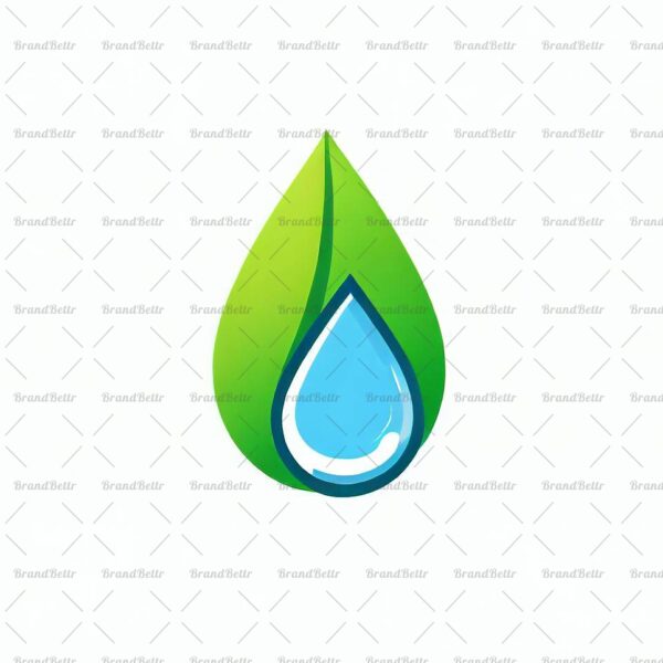 Wassertropfen und Blatt